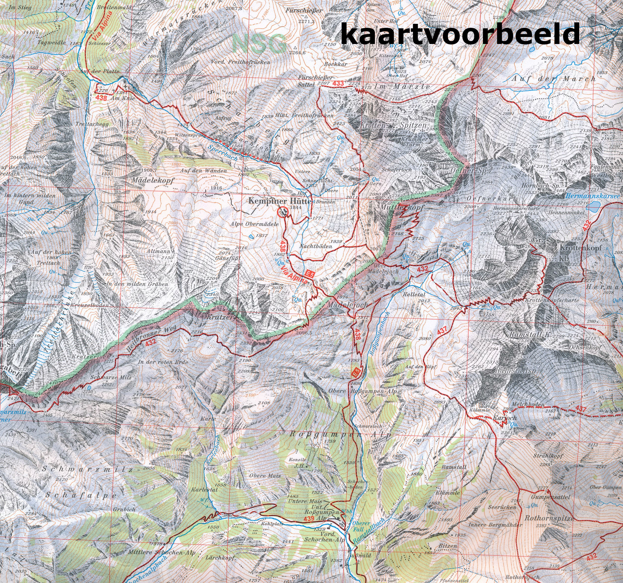 Wandelkaart 34/1 Alpenvereinskarte Kitzbüheler Alpen - West